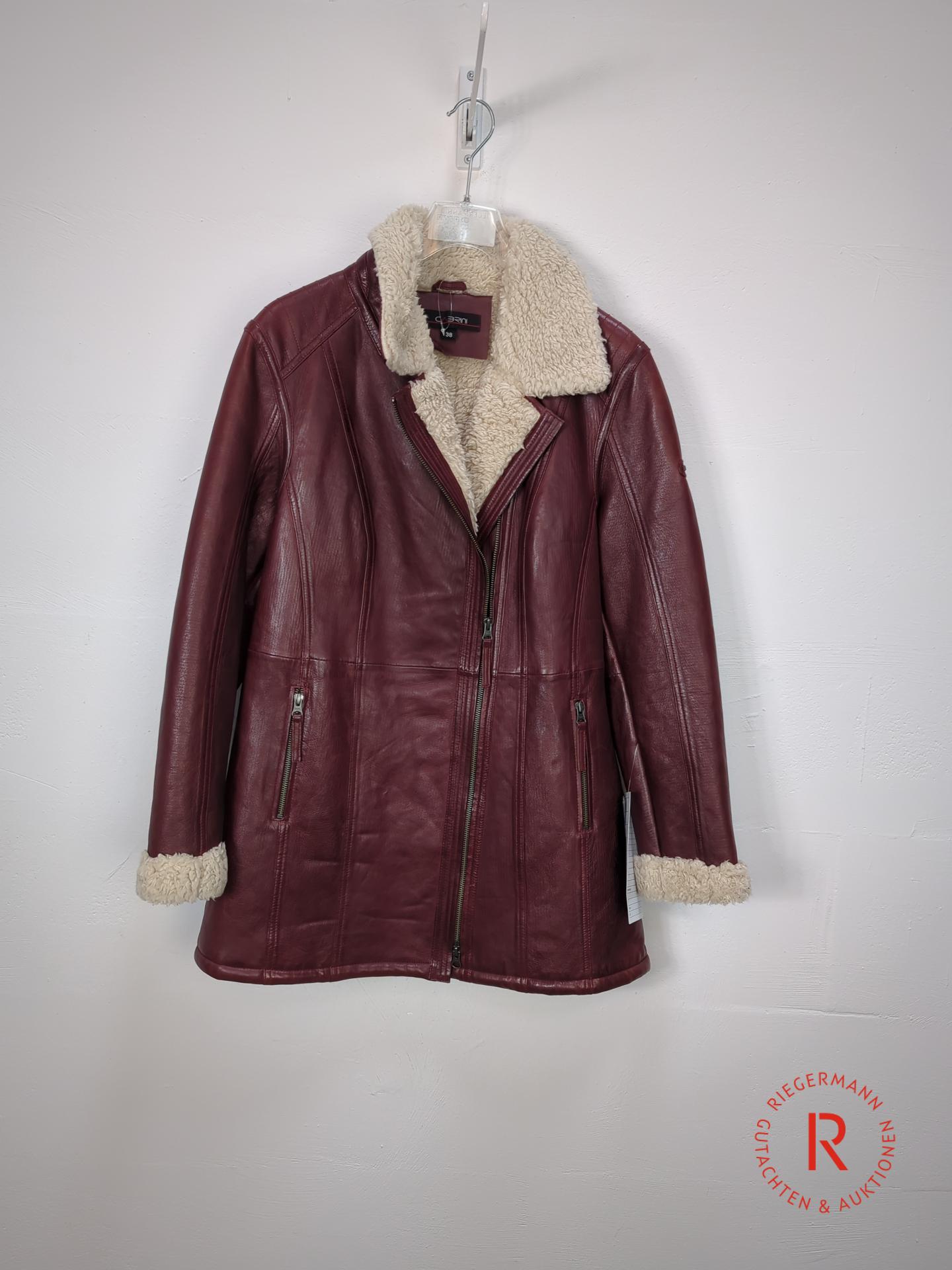 DAMEN LEDERMANTEL GRÖSSE 38